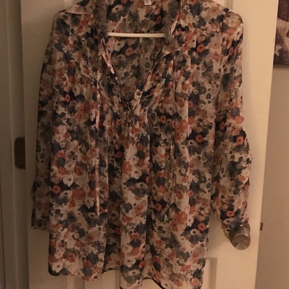 Lauren Conrad sheer blouse
