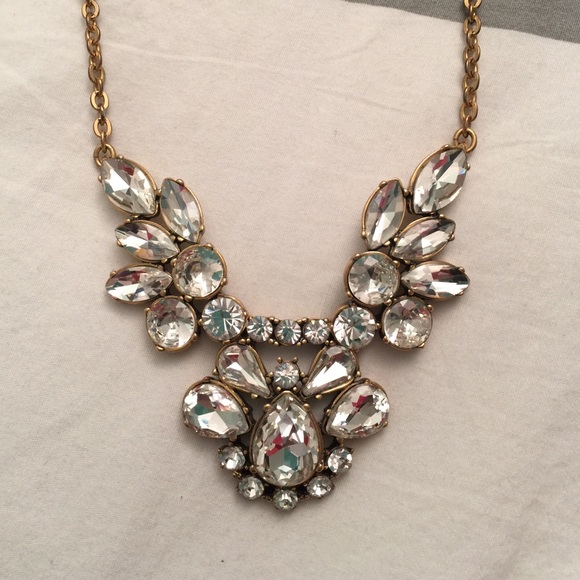 J. Crew Crystal Statement Necklace