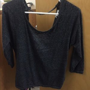 Dark gray cute top