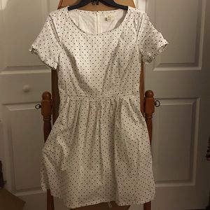 Levi's black-and-white dress
