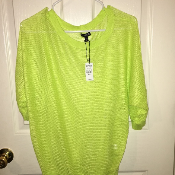 Express sheer knitted sweater