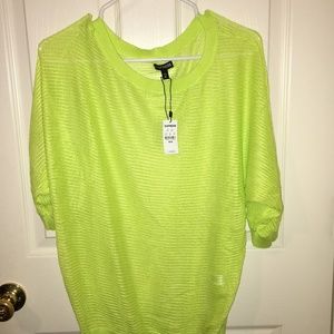 Express sheer knitted sweater