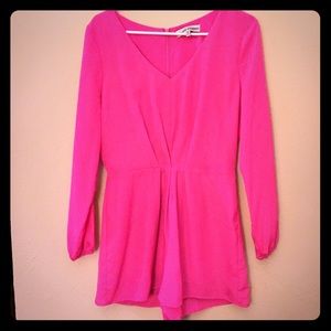 Hot Pink Romper 💕 NWT
