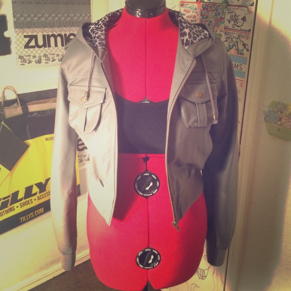 Leather jacket