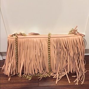 Rebecca Minkoff large Finn clutch (Apricot)