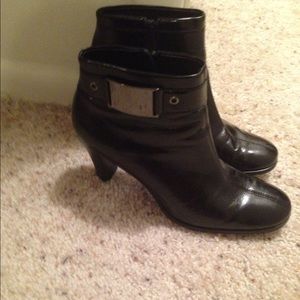 Franco Sarto black booties size 7.5