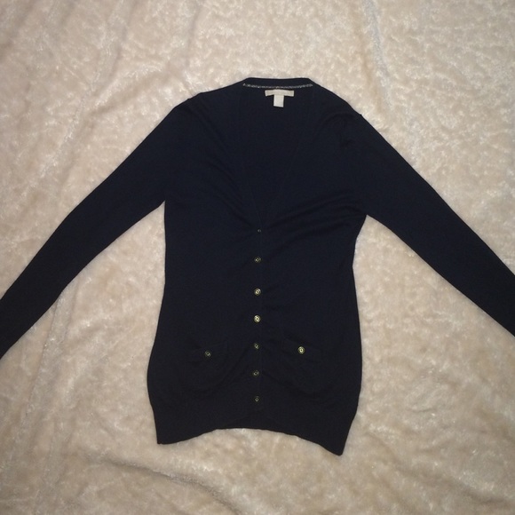 Navy blue Banana Republic cardigan