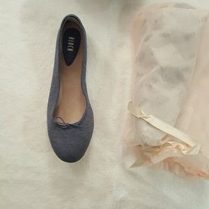 Block Ballet Flats