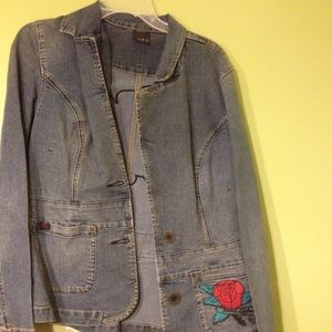 Large jean jacket