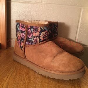 UGG Classic Mini Floral Grunge Limited Edition