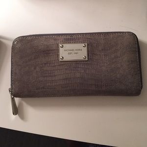 Michael Kors snakeskin wallet