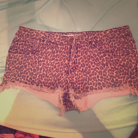 PAC SUN BULLHEAD leopard print shorts!