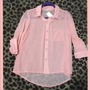 Chiffon blouse -Very nice addition to any closet