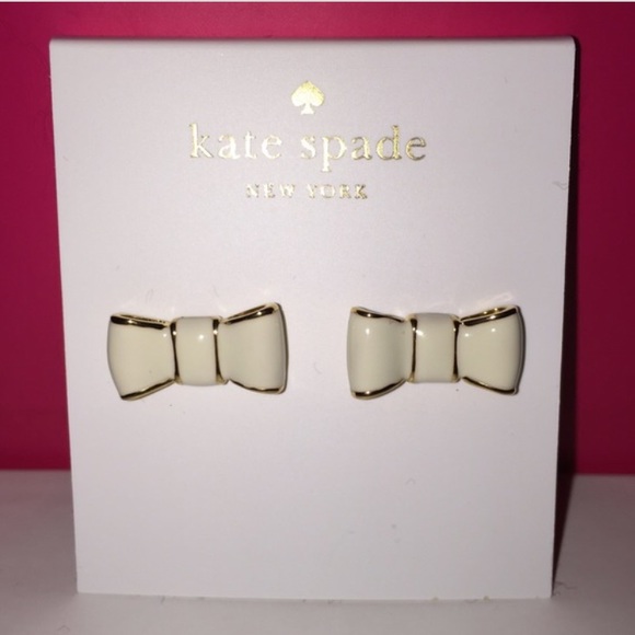 kate spade Jewelry - White Kate spade earrings