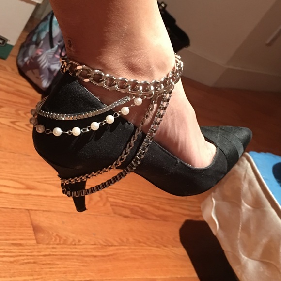 Jewelry - Silver heel chain ankle jewelry NEW! Jewelry - Silver heel chain ankle jewelry NEW!