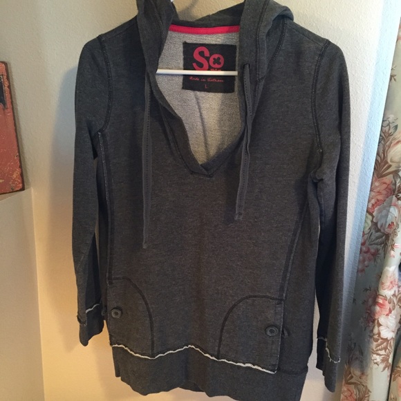 Gray hoodie