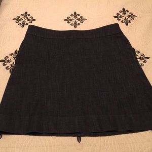 DKNYC Black Jean Denim Skirt Size 8