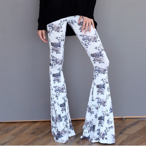 PYLO floral bell bottoms
