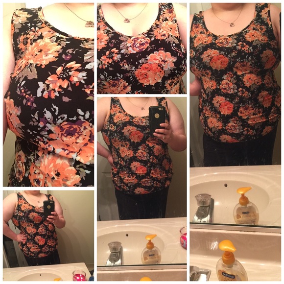 Floral tank top