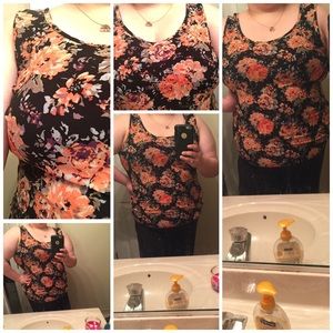 Floral tank top