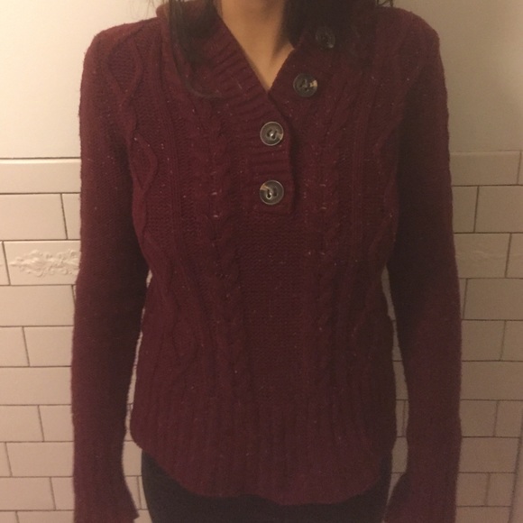 Red Hooded Sweater - Picture 1 of 2