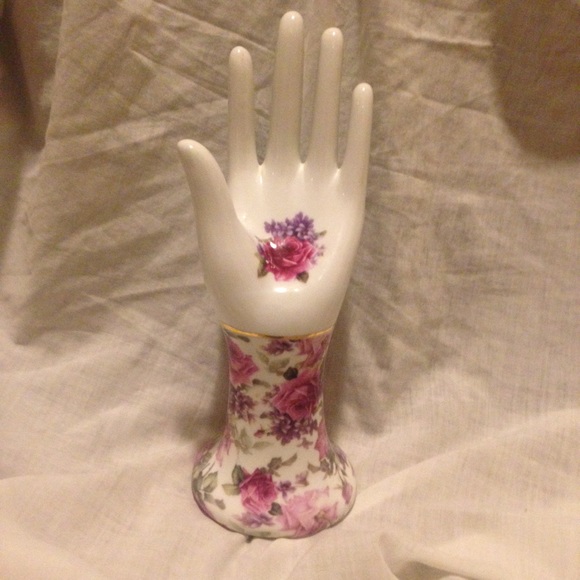 Vintage Floral Porcelain Ring Stand! 🌸💕
