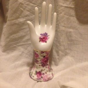 Vintage Floral Porcelain Ring Stand! 🌸💕