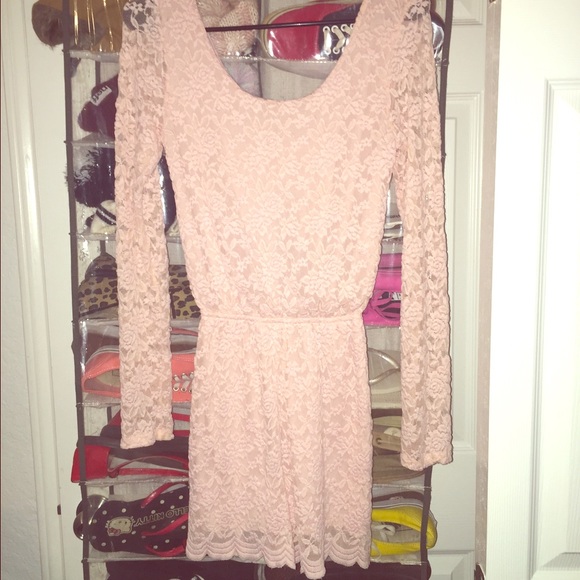 Lace Pink Romper