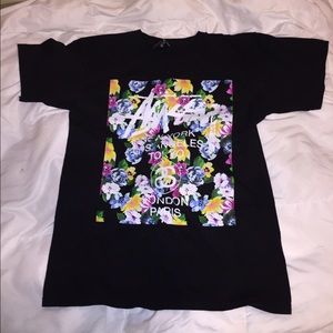 Floral stussy shirt