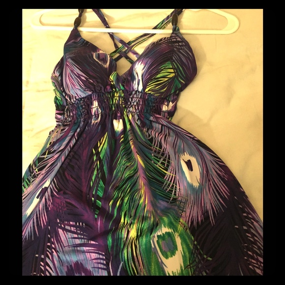 Peacock Maxi Dress