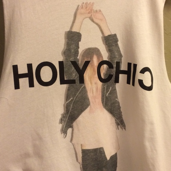 Muscle "Holy Chic" Tee - Picture 2 of 2