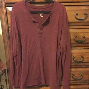 Male Henley top
