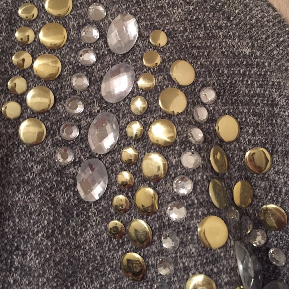 Gray embellished sweater - Picture 2 of 4