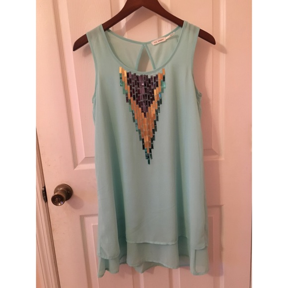 Turquoise Dress