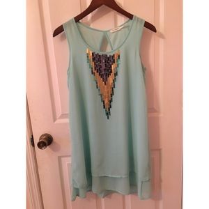 Turquoise Dress
