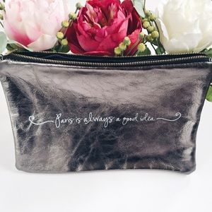 Leather & Suede "Paris" Soft Clutch
