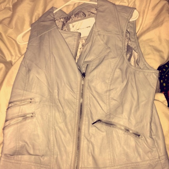 Gray vest
