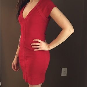 Red Express bodycon style dress