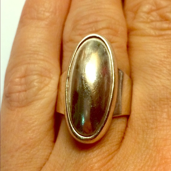 Sterling silver dome ring