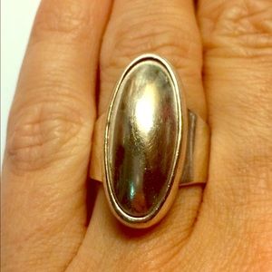 Sterling silver dome ring