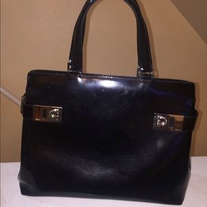 Ferragamo black handbag