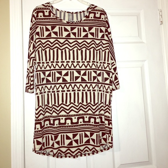 Black and white tunic