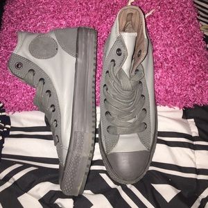 Leather converse
