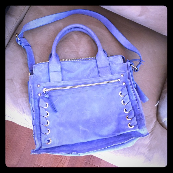 Bright purple / blue Vince Camuto purse
