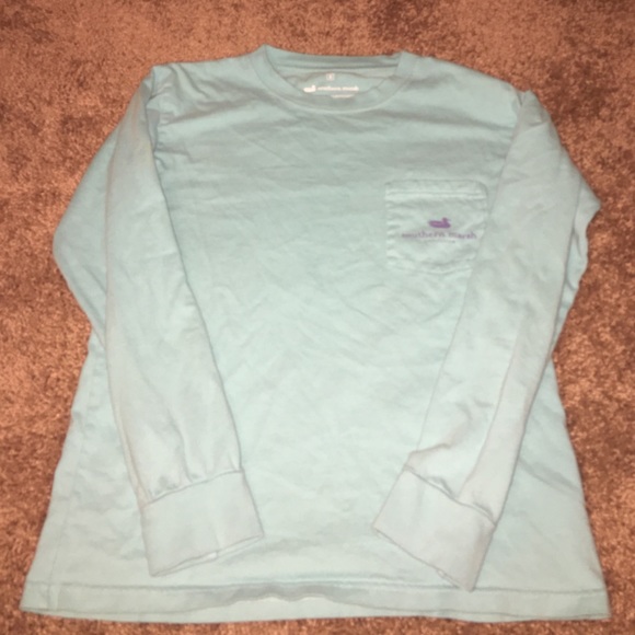 Women's Small Blue/green southern marsh t-shirt