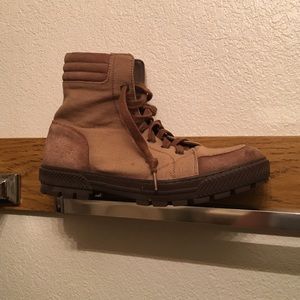 Men's Levi boots.