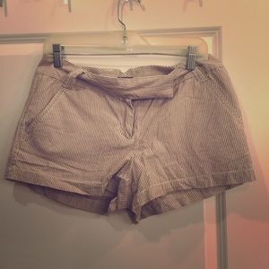 J. Crew seersucker shorts