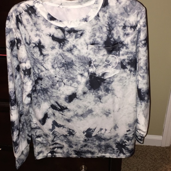 Tie dye shirt.