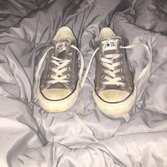 Grey converse size 8
