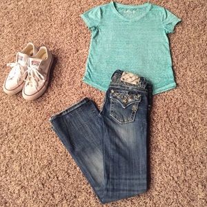 Miss Me Jeans Girls Youth Size 8